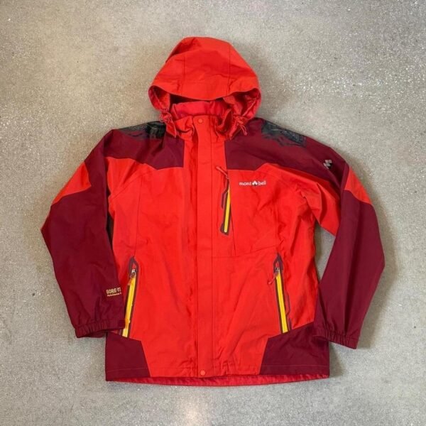 Montbell GORE-TEX Performance Shell Jacket - Dark Orange/Burgundy