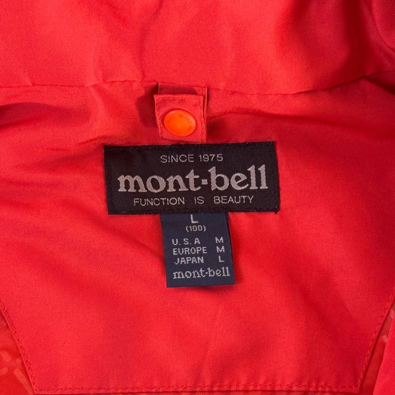 Montbell GORE-TEX Performance Shell Jacket - Dark Orange/Burgundy