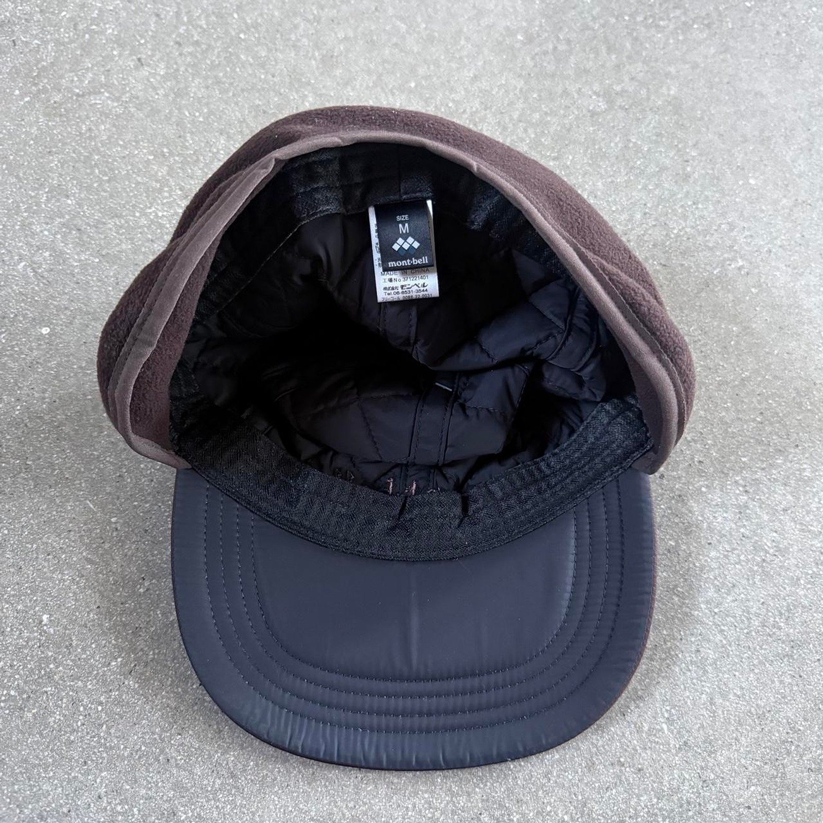 Montbell Men's Brown and Black Hat