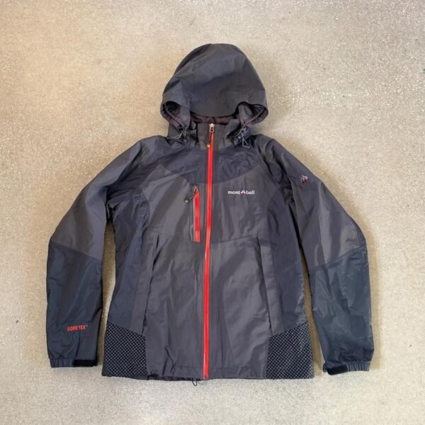 Montbell Women's 2L GORE-TEX Performance Shell Jacket - Charcoal Grey/Orange