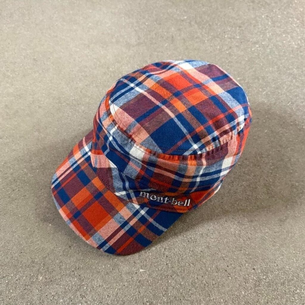 Montbell Men's Orange and Blue Hat