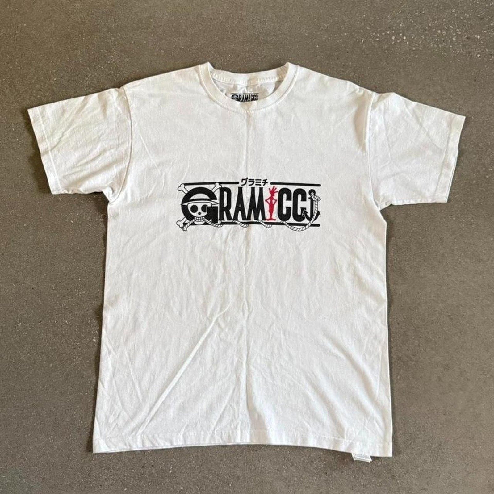 Gramicci Men's White and Cream T-shirt