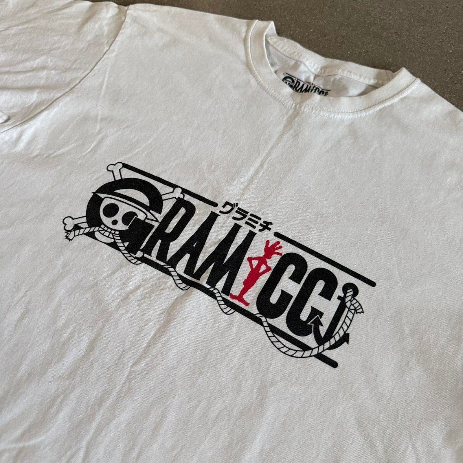 Gramicci Men's White and Cream T-shirt