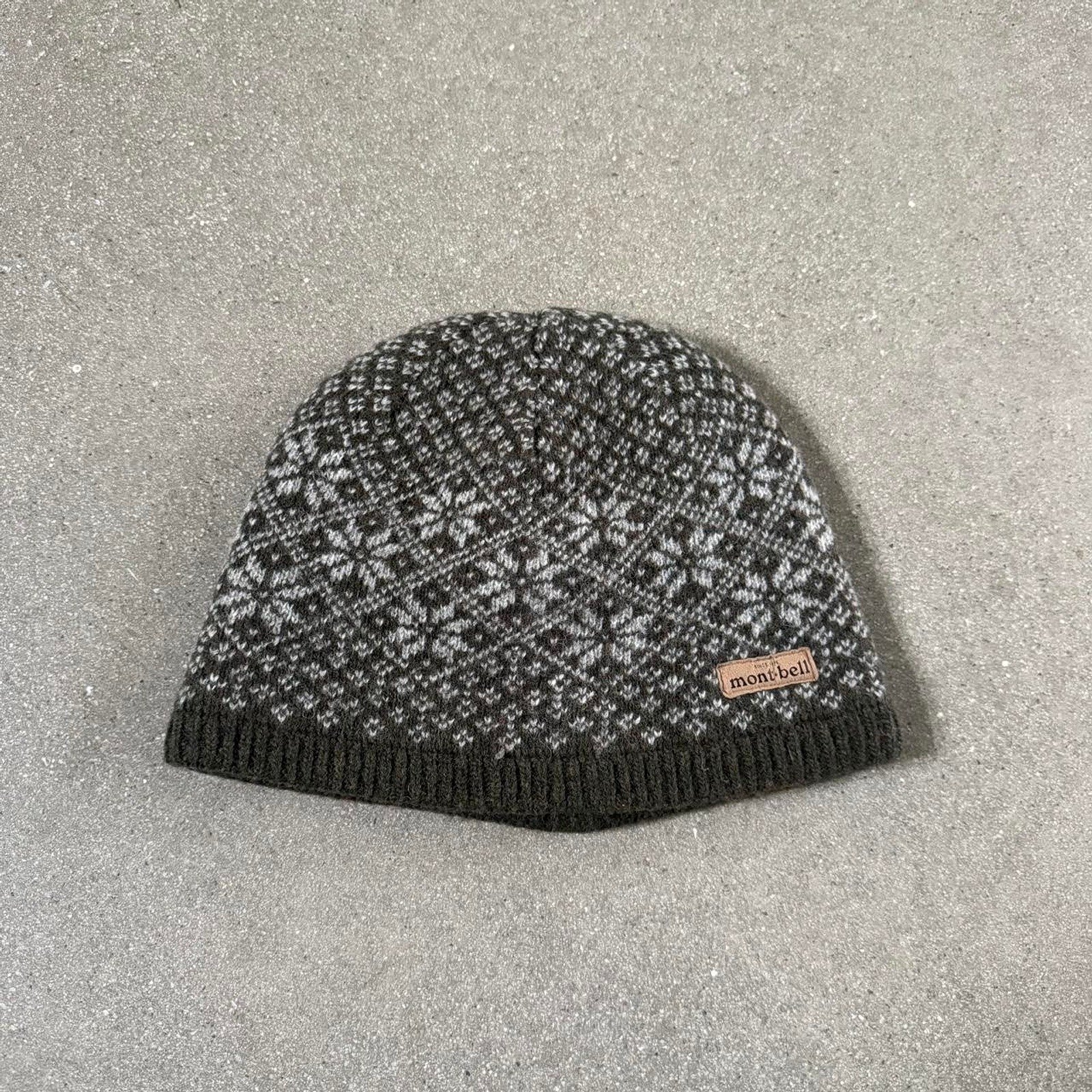 Montbell Men's Green and Khaki Hat