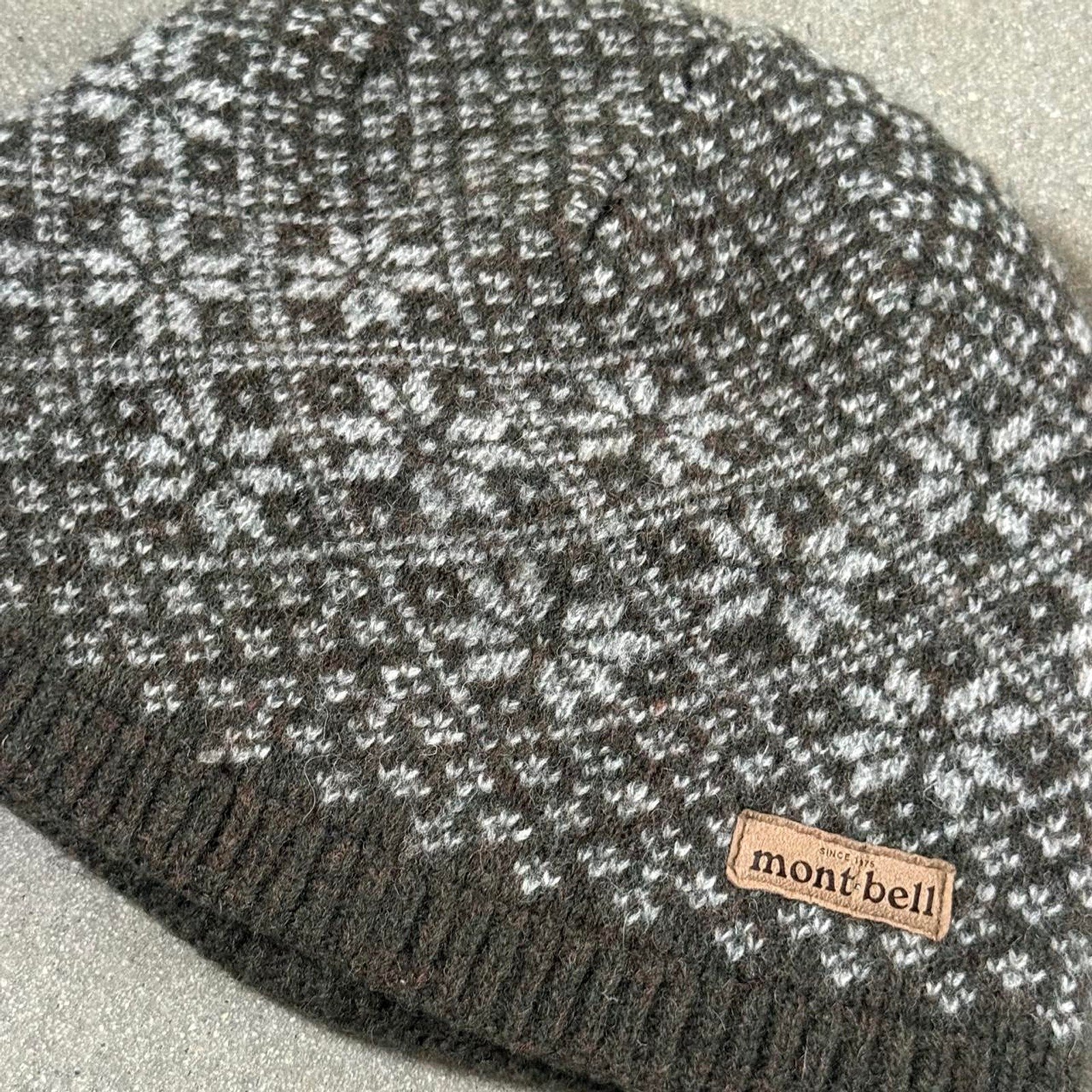 Montbell Men's Green and Khaki Hat