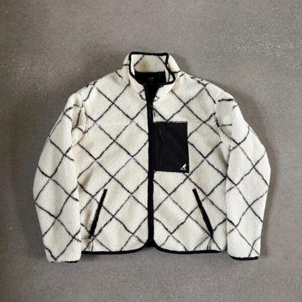 Beams Plus Men's Cream and White Jacket