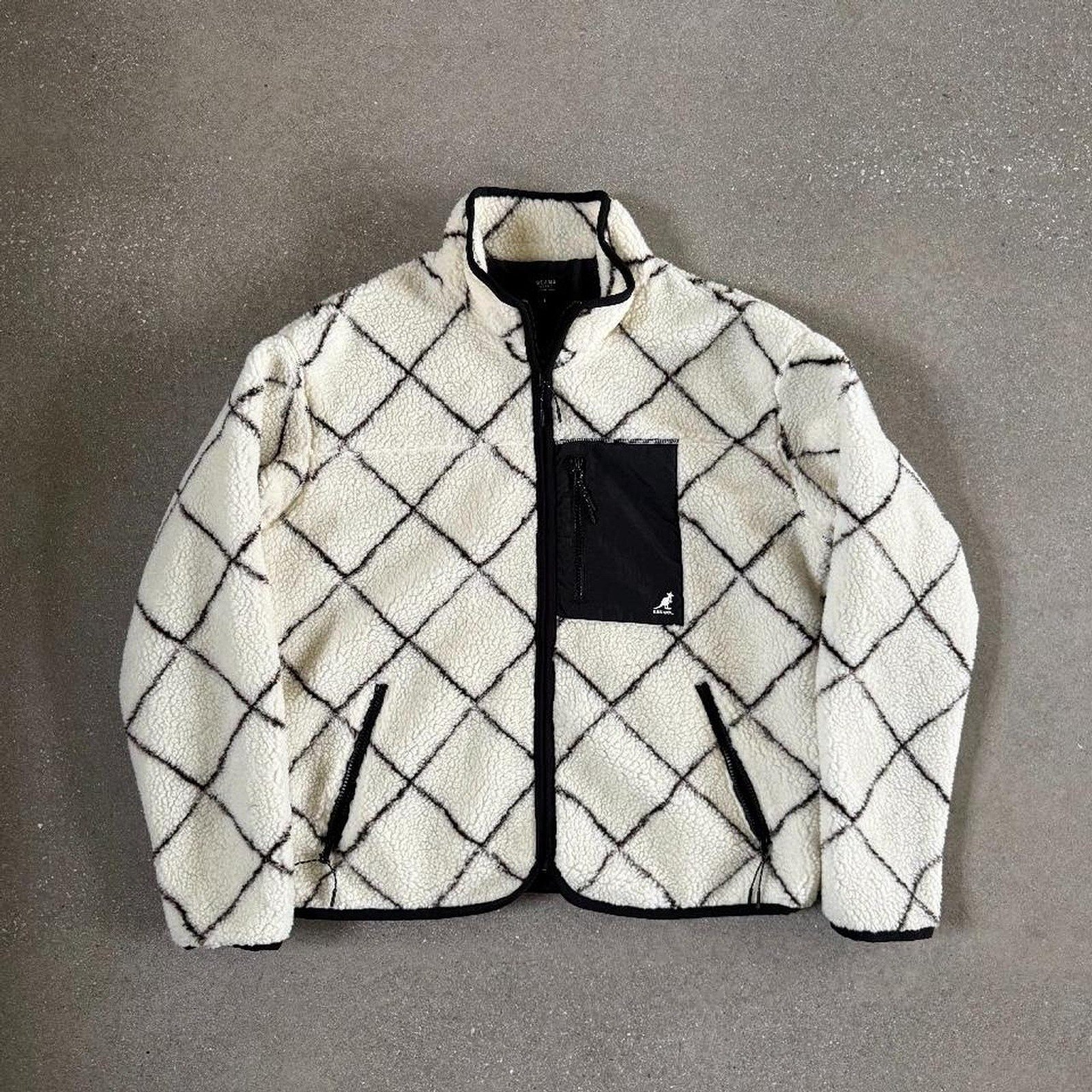 Beams Plus Men's Cream and White Jacket