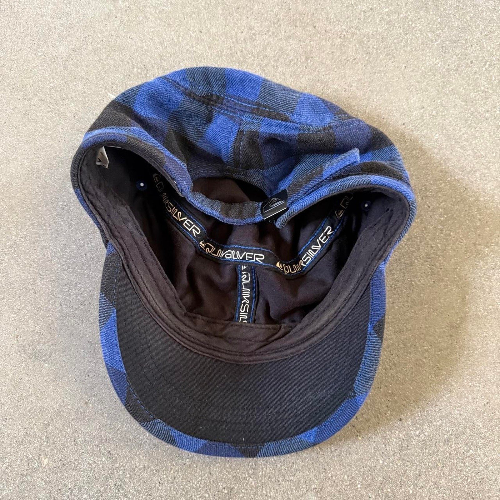 Quiksilver Men's Blue and Navy Hat