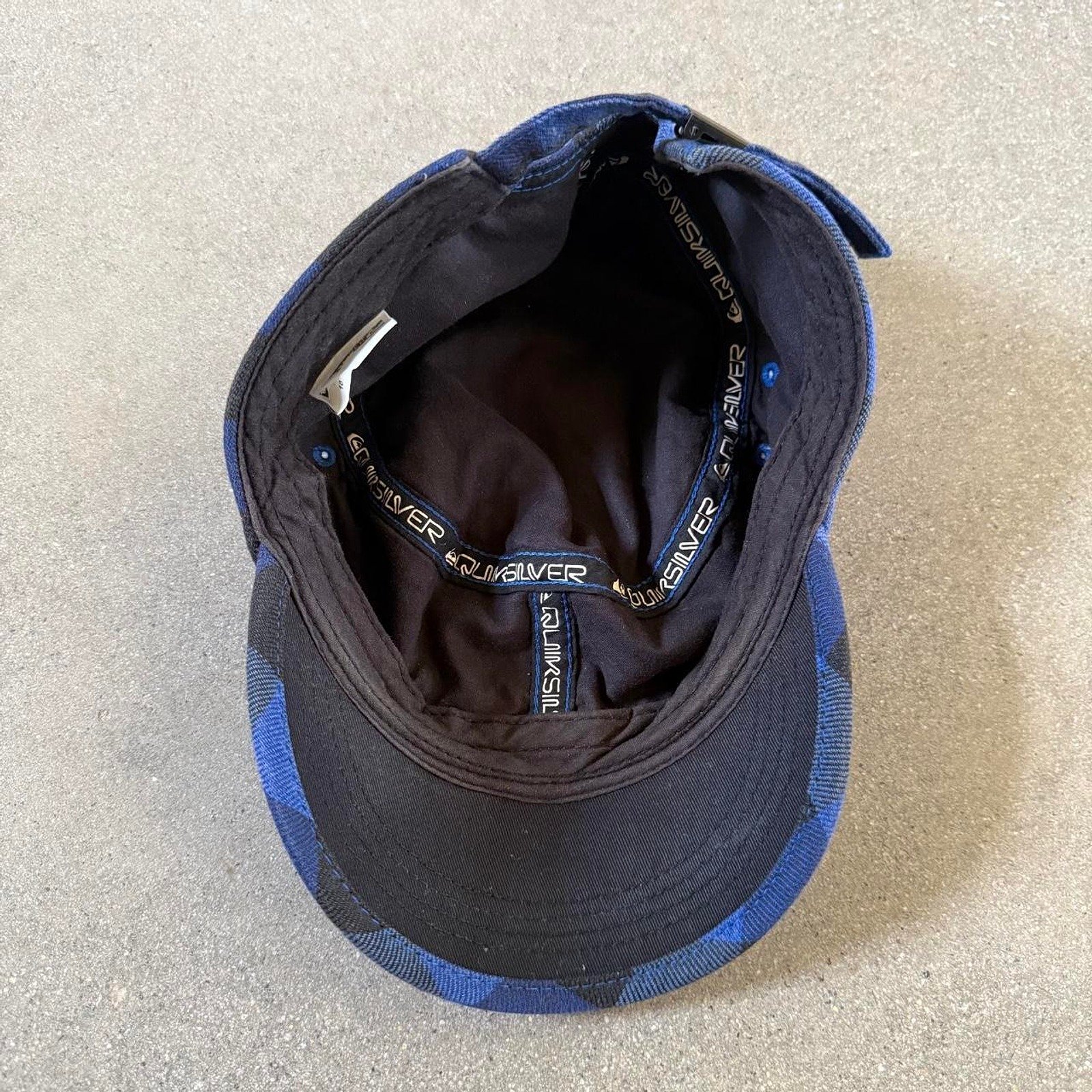 Quiksilver Men's Blue and Navy Hat