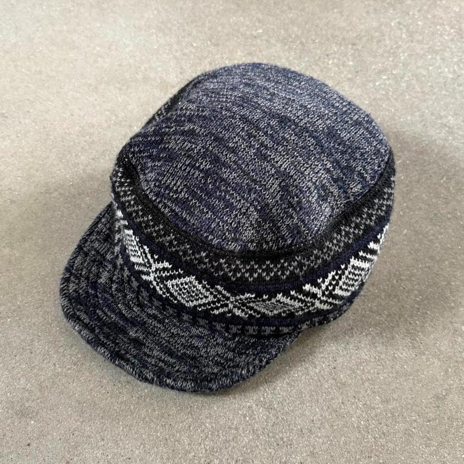 Men's Blue and Navy Hat