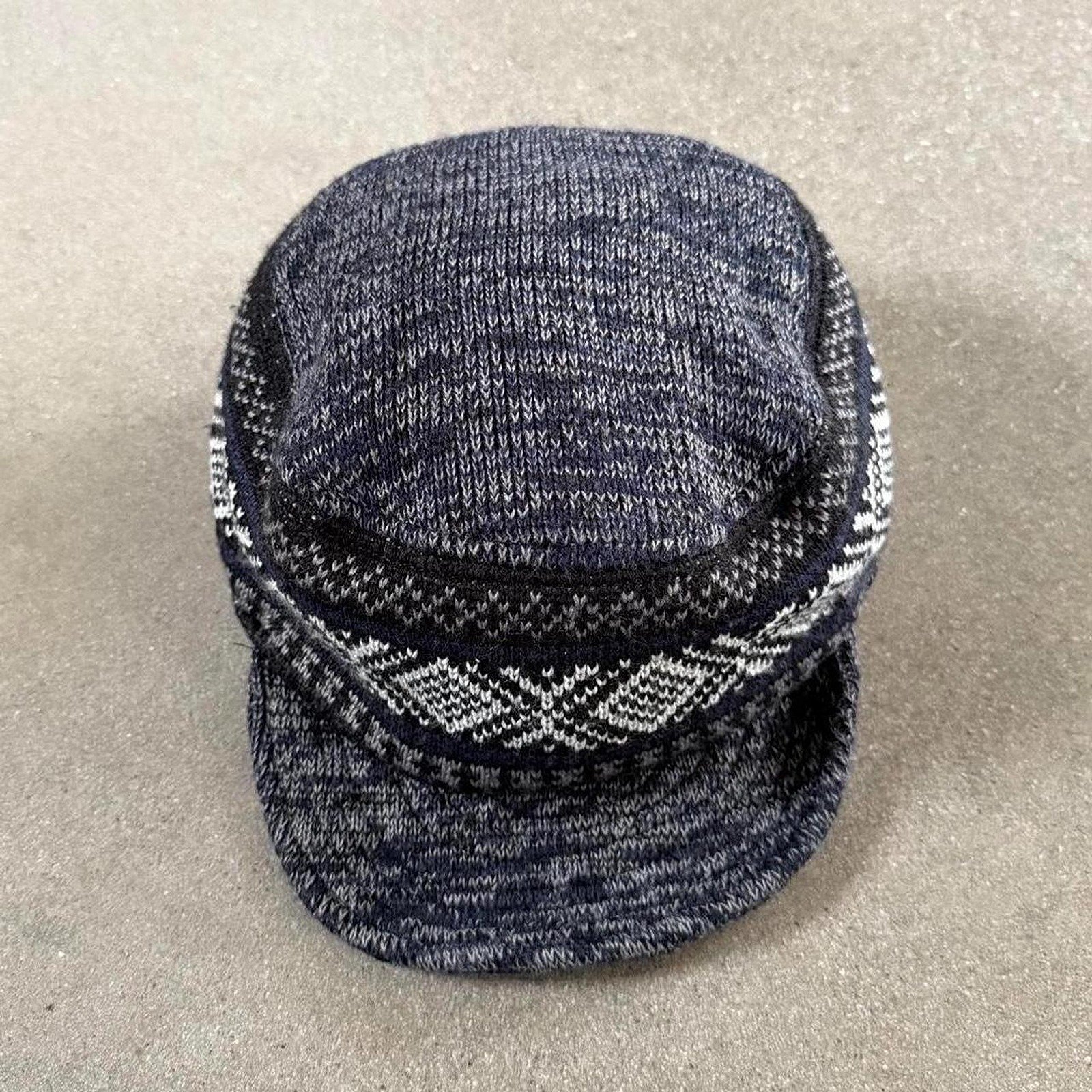 Men's Blue and Navy Hat