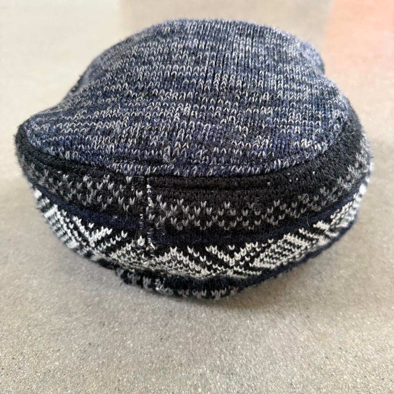 Men's Blue and Navy Hat