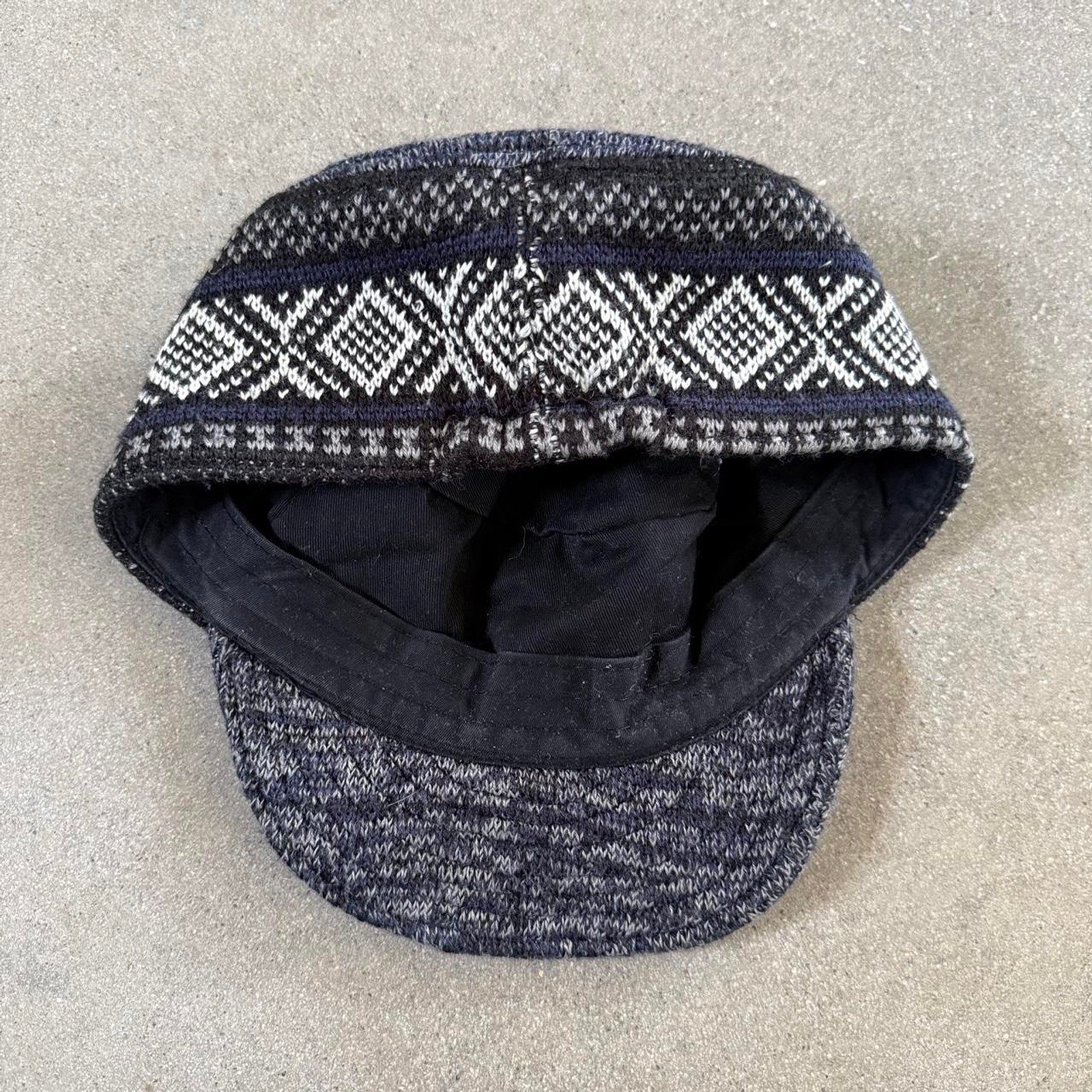 Men's Blue and Navy Hat