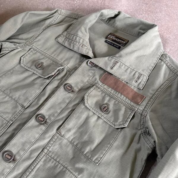 2435-f54f0685-5ac5-4556-a4a9-0ad6eedeb4f9-1785909958418-28445343.jpeg Beams Plus Men's Khaki and Green Jacket