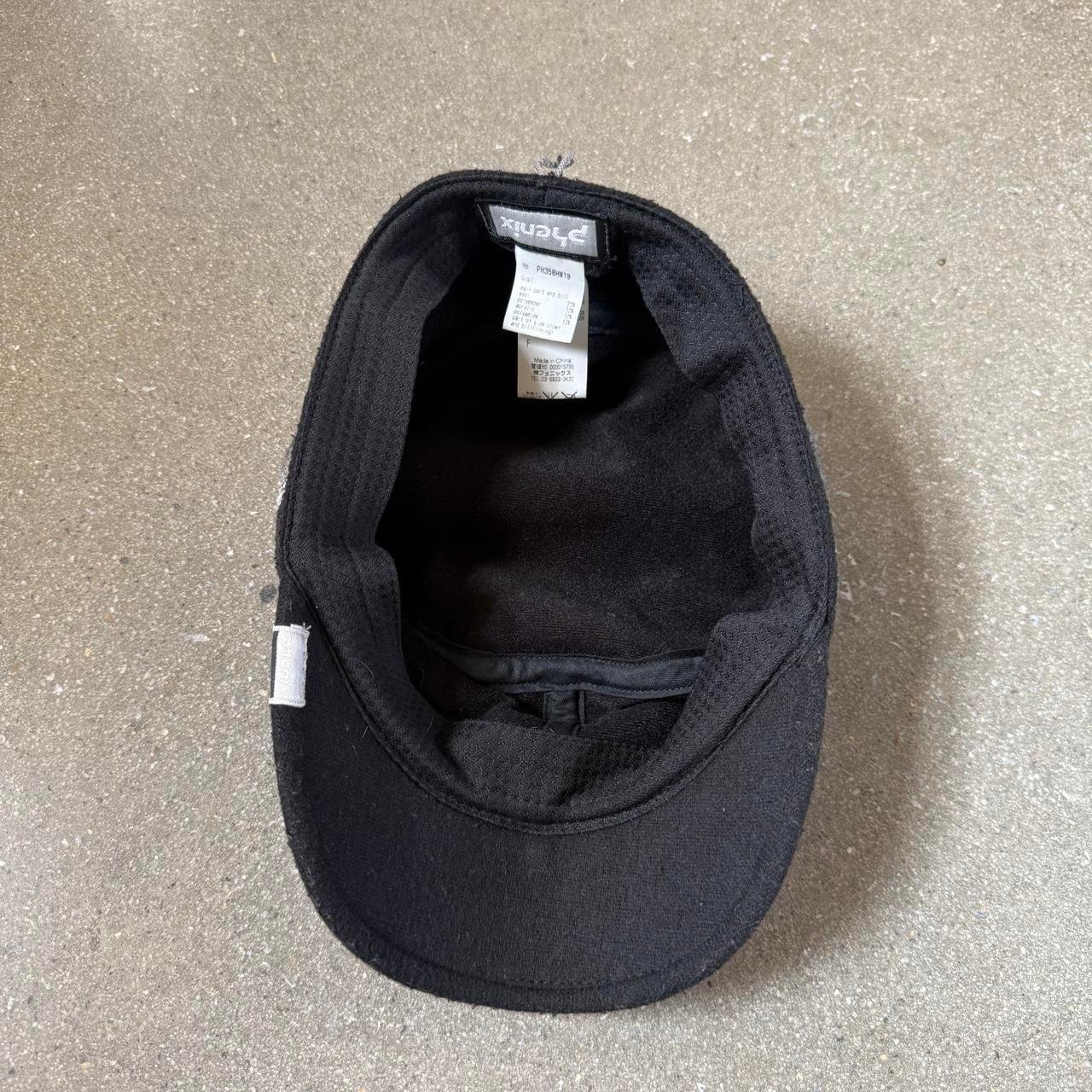 Phenix Japanese Native Striped Wool Blend Cinch Work Cap - Blue/Grey/Black