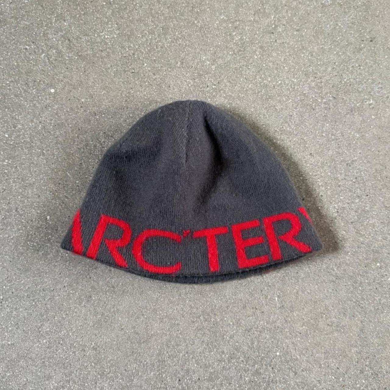 Arc’teryx Reversible Word Head Toque - Grey/Red