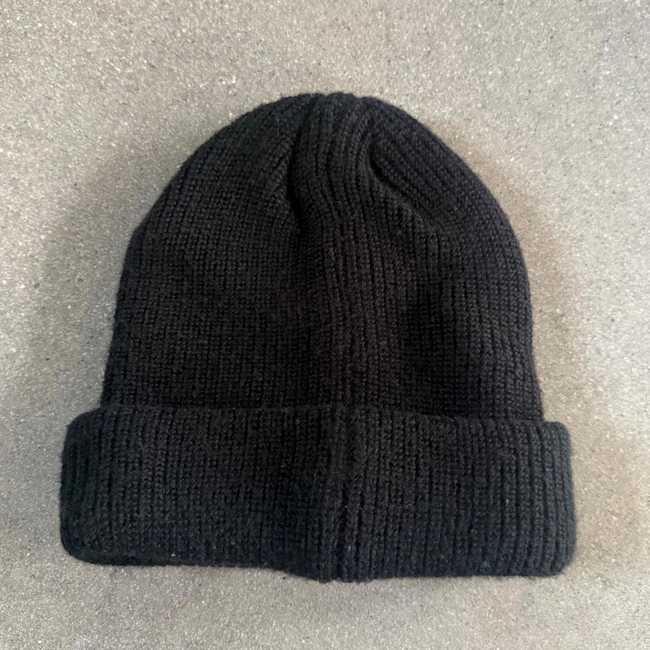 niko and... Black Knit Fisherman Beanie