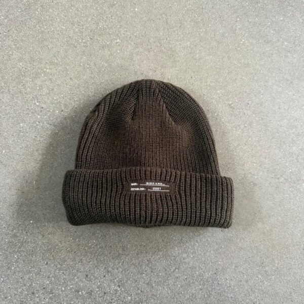 niko and... Olive Green Knit Fisherman Beanie