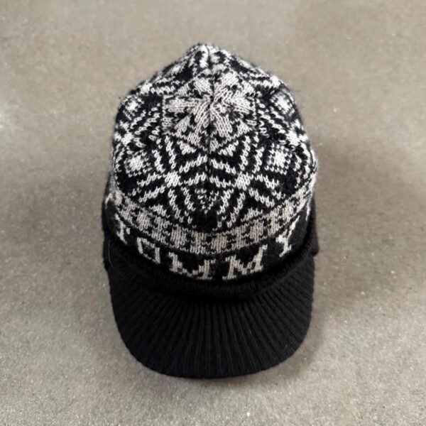 P8-90.jpg Tommy Hilfiger Jacquard Knit Visor Beanie