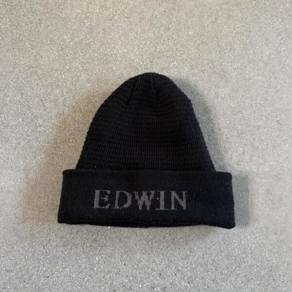 Edwin Japan Embroidered Logo Knit Beanie
