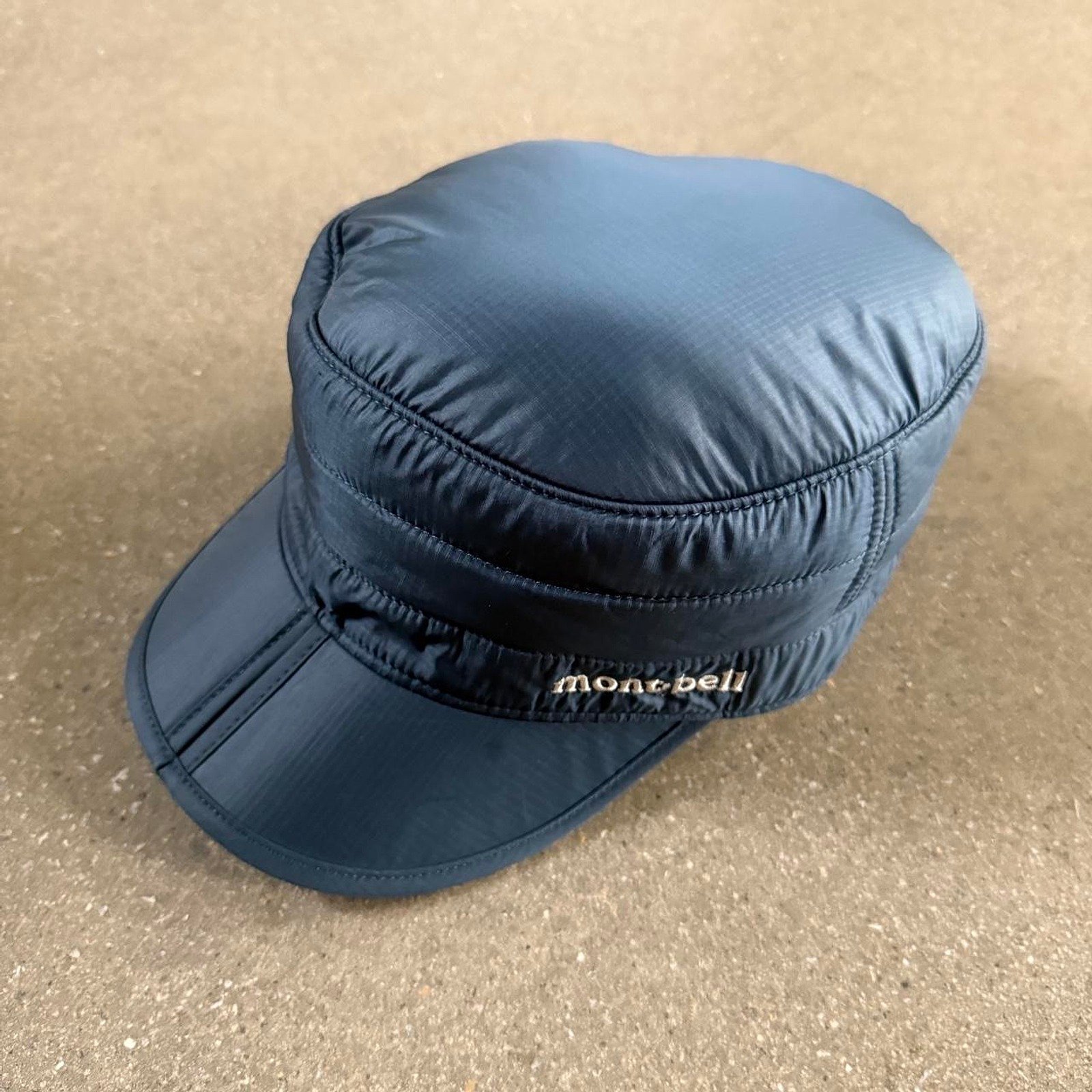 Montbell Exceloft Insulated Ear Warmer Work Cap - Slate Blue