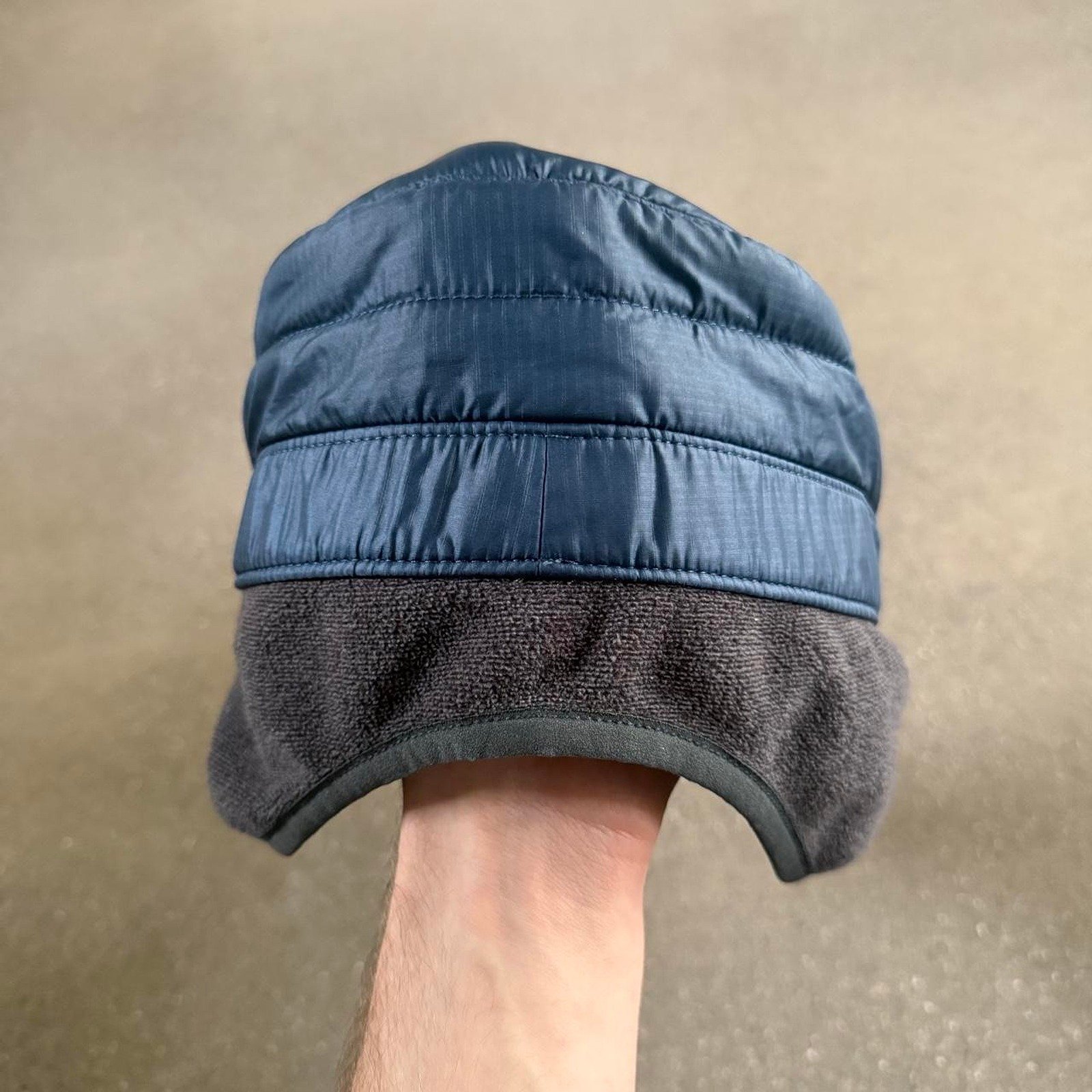 Montbell Exceloft Insulated Ear Warmer Work Cap - Slate Blue