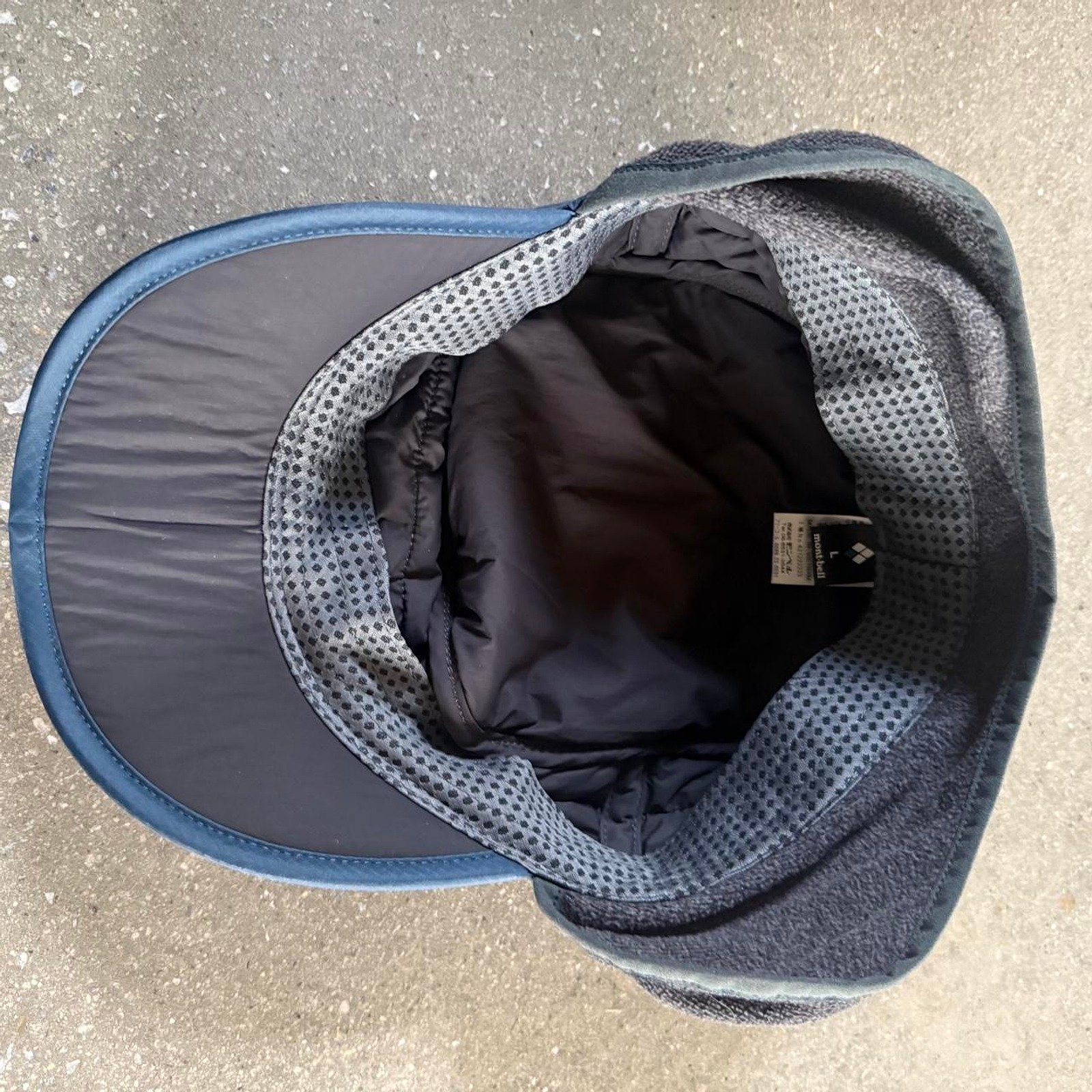 Montbell Exceloft Insulated Ear Warmer Work Cap - Slate Blue