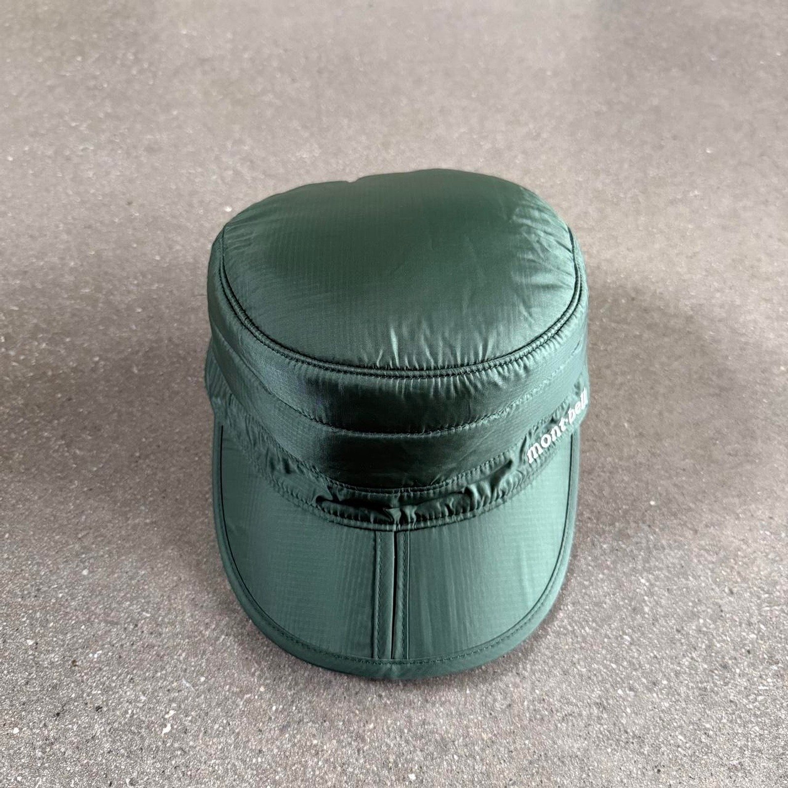 Montbell Exceloft Insulated Ear Warmer Work Cap - Olive Green