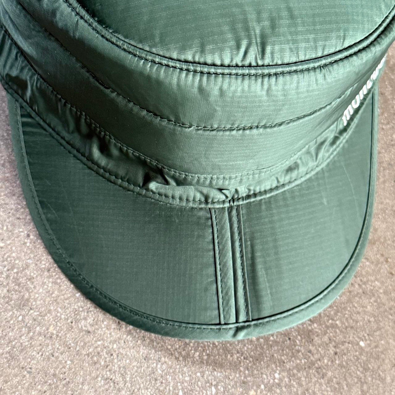 Montbell Exceloft Insulated Ear Warmer Work Cap - Olive Green