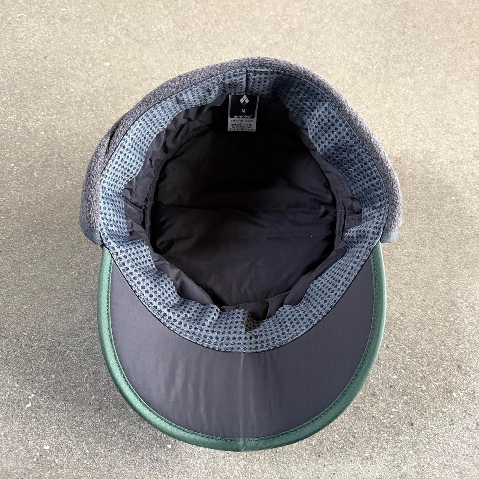 Montbell Exceloft Insulated Ear Warmer Work Cap - Olive Green