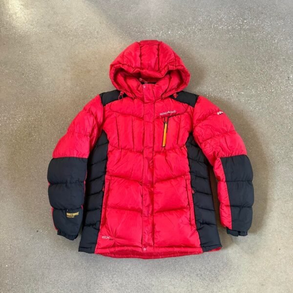 Montbell Gore Windstopper EX 800 Down Parka - Red / Black