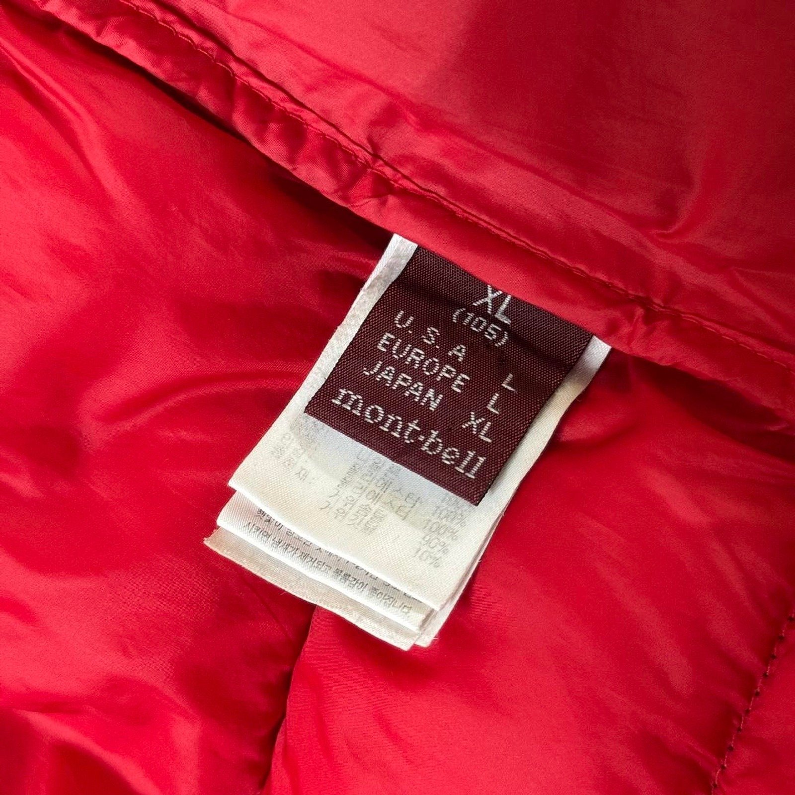 Montbell Gore Windstopper EX 800 Down Parka - Red / Black
