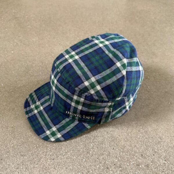 Montbell W.I.C Check Plaid Light Casquette - Navy/Green/White
